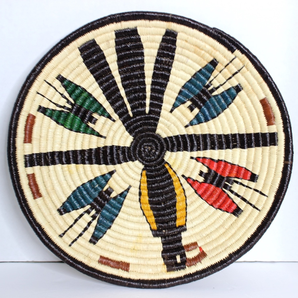 Woven Sweetgrass Basket Catchall Tray